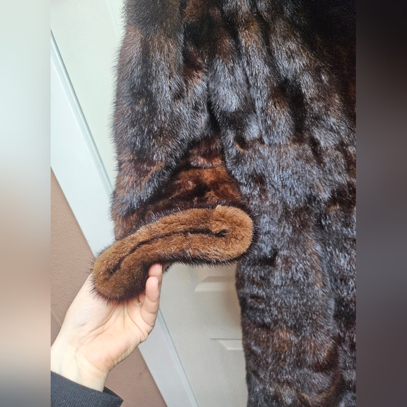 Mink fur long coat - Picture 5 of 16